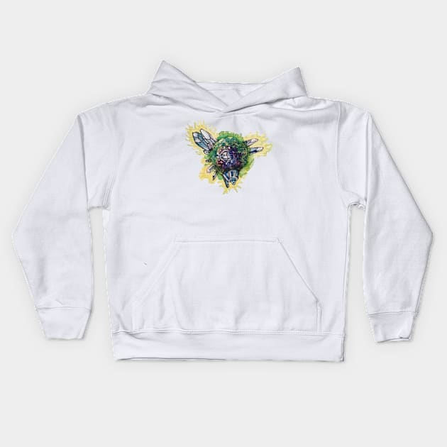 Crystal Planet Kids Hoodie by Bendo